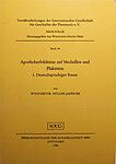 Apothekerbildnisse auf Medaillen und Plaketten. / 1. Deutschsprachiger Raum.