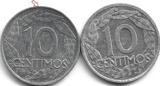 Photo n°1 de l'exemplaire de 10 centimos Franco