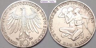 Afbeeldingen 1 van het voorbeeld van 10 Deutsche Mark (Olympic Games in Munich)