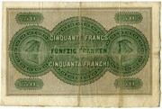 50 francs – revers