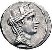 Tetradrachm (Aigeai) – avers