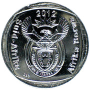 2 rand (en Afrikaans et Sepedi/Sesotho - AFRIKA BORWA) - avers