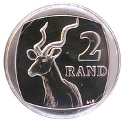2 Rand (Aforika Borwa - South Africa) - rovescio
