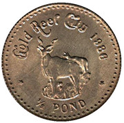 Token - ½ Pond - Gold Reef City – revers
