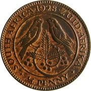 ¼ Penny - George V (¼ Penny) – реверс