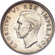 6 Pence - George VI (Rex Imperator) – аверс