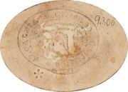 1 Peseta (Aigüesbones de Montbui) – Rückseite