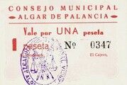 1 Peseta (Algar de Palancia) – avers