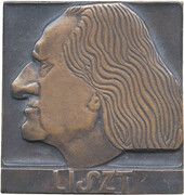 100th anniversary of Hungarian composer Franz Liszt -  avers