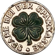 Token - Sparkasse (1 Pfennig) – Vorderseite