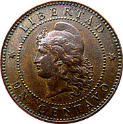 1 Centavo – reverso