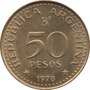 50 Pesos (José de San Martín) - dritto