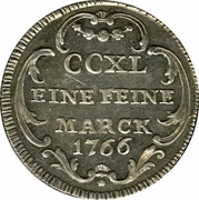 5 Kreuzer – rovescio