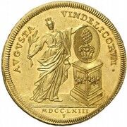 6 ducats (Paix de Hubertusburg) -  avers
