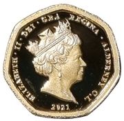 ⅛ Sovereign - Elizabeth II (Decimal Anniversary) – аверс
