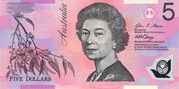 5 Dollars - anverso