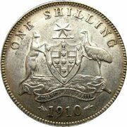 1 Shilling - Edward VII -  anverso