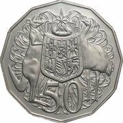 50 cents - Elizabeth II (3e effigie) - revers