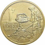1 dollar Elizabeth II Nous nous souviendrons -  avers