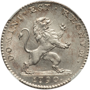 1 Florin / Gulden (Type 2; Insurrection Coinage) – anverso