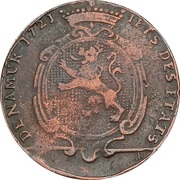 Token - Adrien-Gérard, count of Lannoy De Clervaux, Governor of Namur – anverso