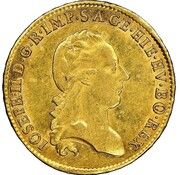 1 Sovereign - Joseph II (Brussels) – anverso