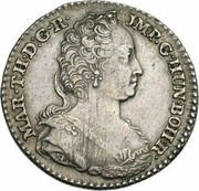 ¼ Ducaton - Maria Theresia – anverso