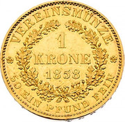 1 couronne - François Joseph Ier – revers