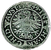 3 Kreuzers - Ferdinand I (Vienna) – reverso