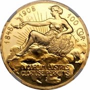 100 Corona - Francis Joseph I (Reign) – reverso