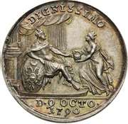 Medal - Coronation of Leopold II as Holy Roman Emperor – revers