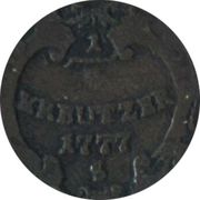 ¼ Kreuzer - Maria Theresia – rovescio
