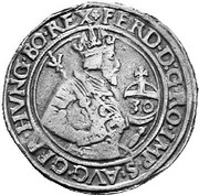 30 kreuzers / ½ guldenthaler - Ferdinand Ier (Hall) – avers