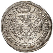 3 Kreuzers - Charles VI (Vienna) – reverso