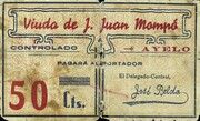50 Céntimos (Ayelo de Malferit) – avers