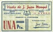 1 Peseta (Ayelo de Malferit) – avers