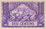 10 Centimos (Barcelona; Unió de Cooperadors) – Rückseite