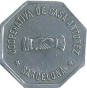 1 Peseta - Cooperativa de Casa Antunez – avers