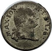 1 Kreuzer - Maximilian IV Joseph – dritto