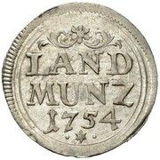 10 Pfennigs - Maximillian III Joseph – rovescio