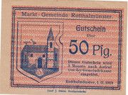 50 Pfennigs (Rotthalmünster) – avers