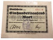 100 000 Mark (Dirlewang) – avers