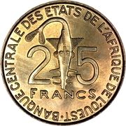 25 Francs CFA (FAO) – anverso