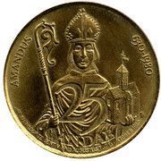 25 Gandae - Gent (Amandus 630-1980) - реверс