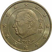 10 Euro Cents - Albert II (2nd map, 2nd type, 1st portrait) - anverso