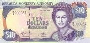 10 Dollars - Elizabeth II (With security thread) – аверс