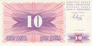 10 Dinara – anverso