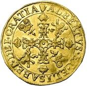 1 Crown - Albert and Isabella – dritto