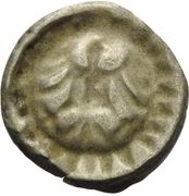 Denier Bracteate - Joachim I and Albert IV – reverso