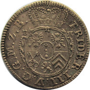 1⁄12 Thaler - Frederick III – anverso